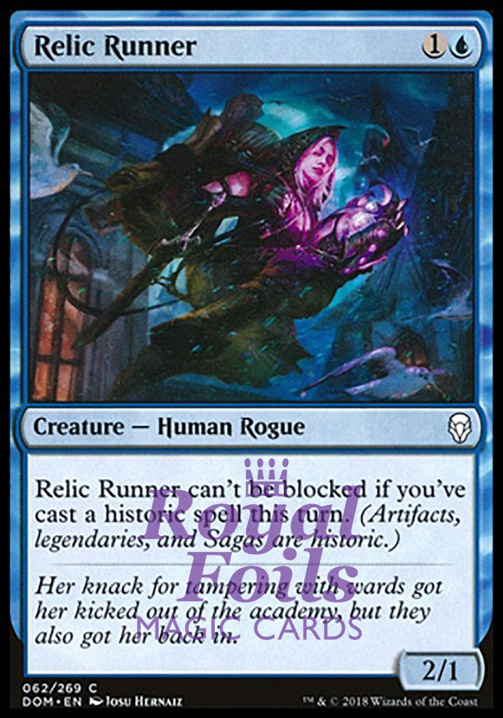 Relic Runner 4x FOIL DOM MTG Dominaria Common MINT blue Relic Runner 4x FOIL DOM MTG Dominaria Common MINT blue