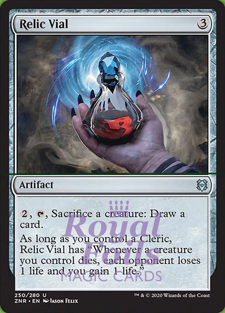 **4x FOIL Relic Vial** ZNR MTG Zendikar Rising Uncommon MINT artifact **4x FOIL Relic Vial** ZNR MTG Zendikar Rising Uncommon MINT artifact
