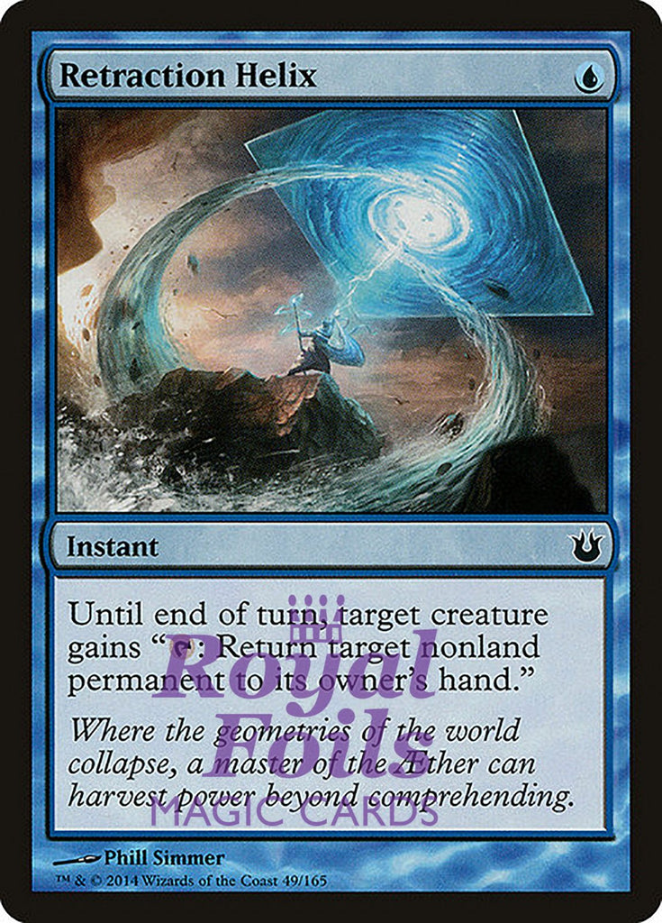 Retraction Helix 2x FOIL BNG MTG Born of the Gods Common MINT blue Retraction Helix 2x FOIL BNG MTG Born of the Gods Common MINT blue