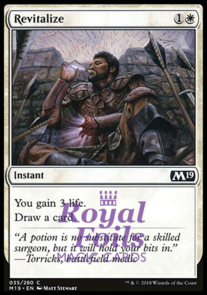 **4x FOIL Revitalize** KHM MTG Kaldheim Common MINT white **4x FOIL Revitalize** KHM MTG Kaldheim Common MINT white