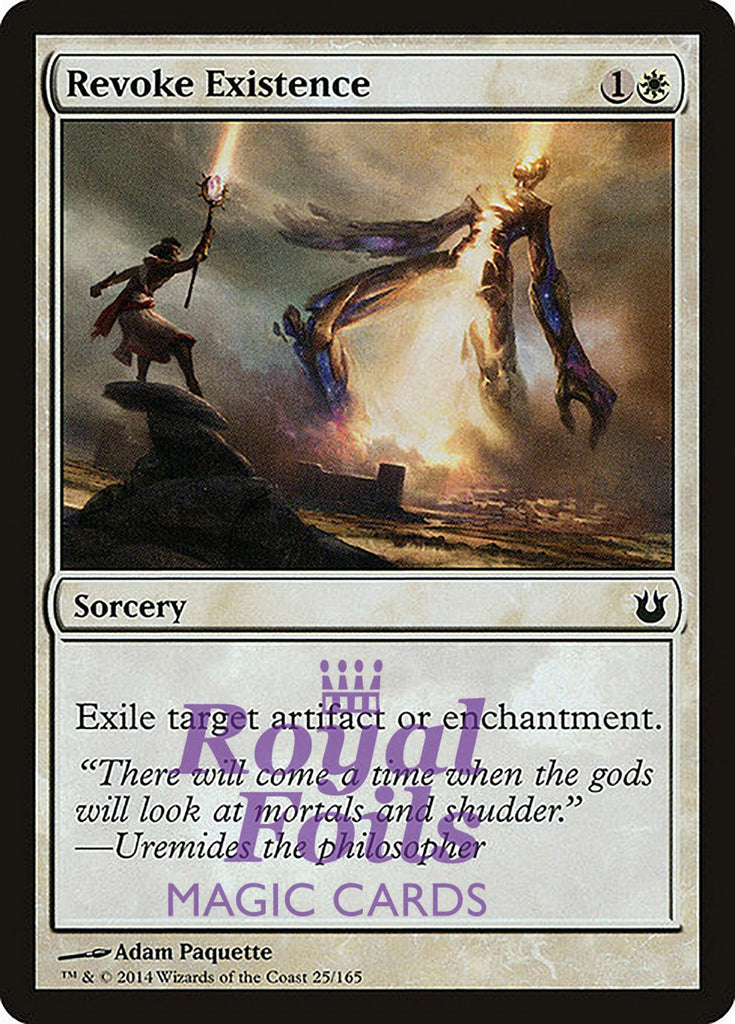 Revoke Existence 3x FOIL BNG MTG Born of the Gods Common MINT white Revoke Existence 3x FOIL BNG MTG Born of the Gods Common MINT white