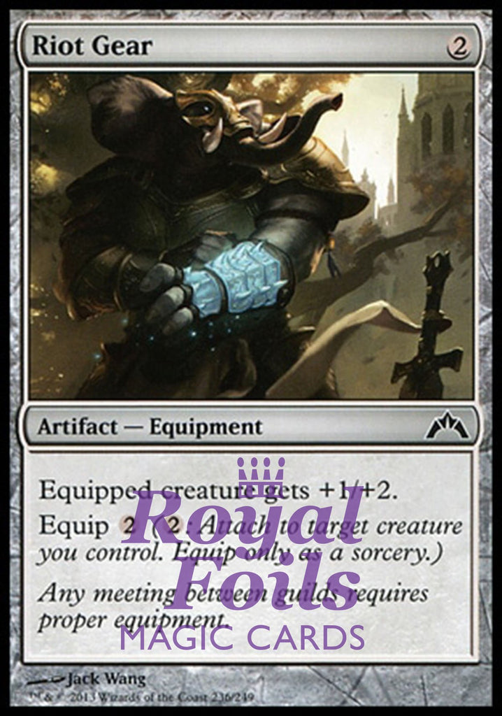 **4x FOIL Riot Gear** GTC MTG Gatecrash Common MINT artifact **4x FOIL Riot Gear** GTC MTG Gatecrash Common MINT artifact