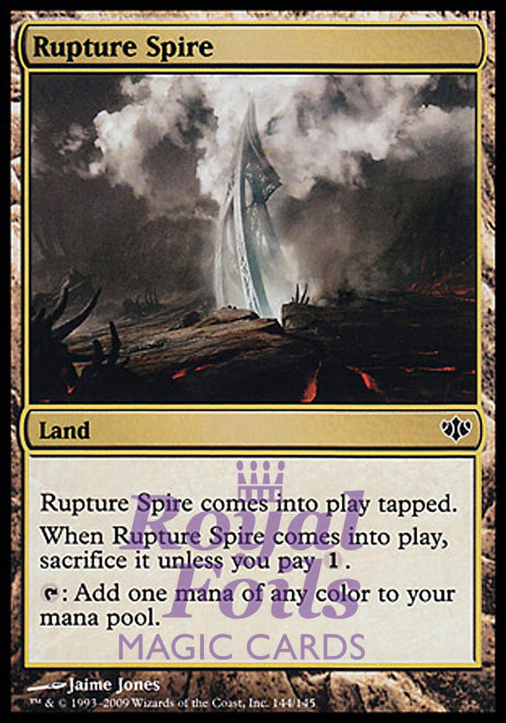 Rupture Spire 4x FOIL CON MTG Conflux Common MINT land Rupture Spire 4x FOIL CON MTG Conflux Common MINT land