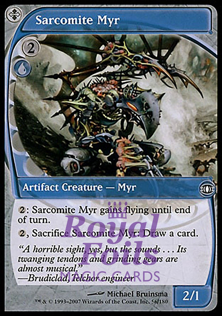 Sarcomite Myr 2x FOIL FUT MTG Future Sight Common NM+ blue Sarcomite Myr 2x FOIL FUT MTG Future Sight Common NM+ blue