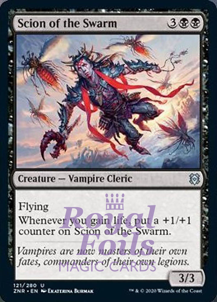 Scion of the Swarm 4x FOIL ZNR MTG Zendikar Rising Uncommon MINT black Scion of the Swarm 4x FOIL ZNR MTG Zendikar Rising Uncommon MINT black