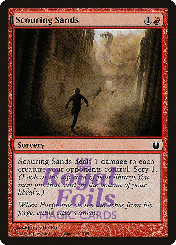 Scouring Sands 4x FOIL BNG MTG Born of the Gods Common MINT red Scouring Sands 4x FOIL BNG MTG Born of the Gods Common MINT red