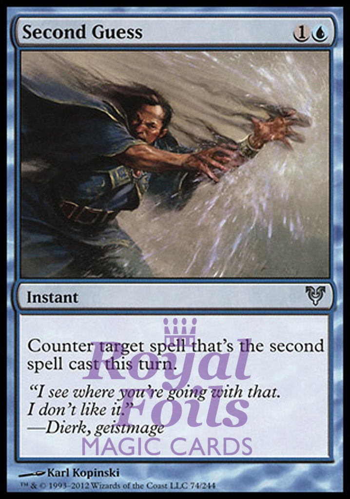 **2x FOIL Second Guess** AVR MTG Avacyn Restored Uncommon MINT blue **2x FOIL Second Guess** AVR MTG Avacyn Restored Uncommon MINT blue