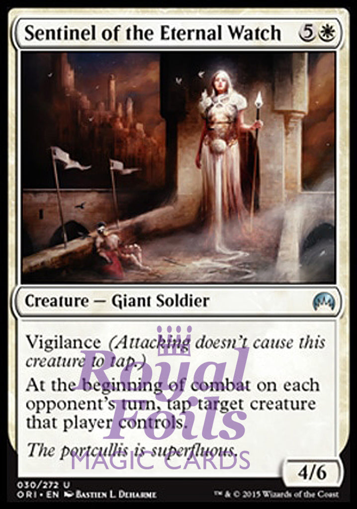 Sentinel of the Eternal Watch 2x FOIL ORI MTG Magic Origins Uncommon MINT white Sentinel of the Eternal Watch 2x FOIL ORI MTG Magic Origins Uncommon MINT white