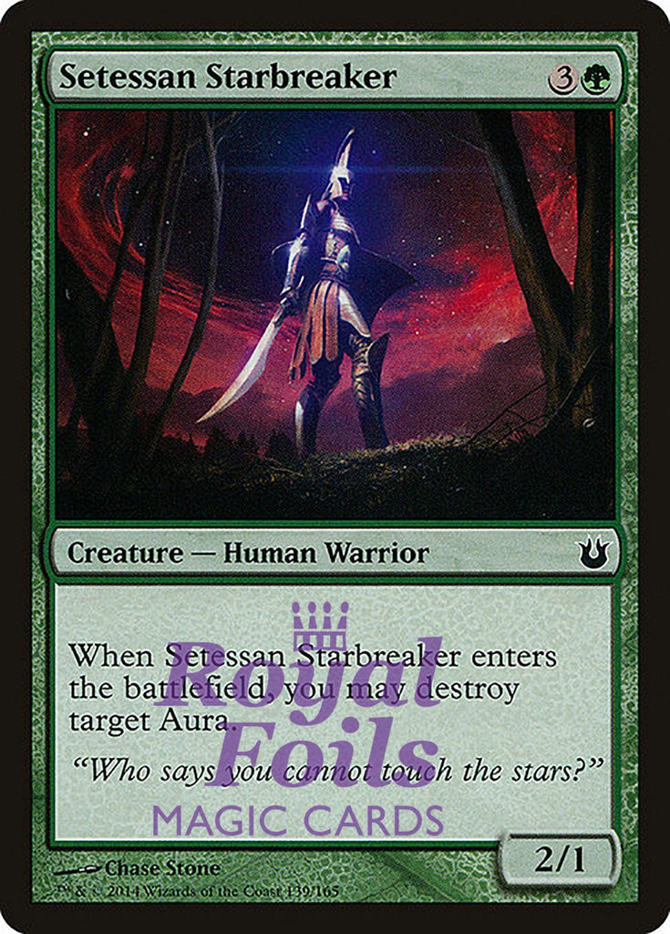 Setessan Starbreaker 4x FOIL BNG MTG Born of the Gods Common MINT green Setessan Starbreaker 4x FOIL BNG MTG Born of the Gods Common MINT green