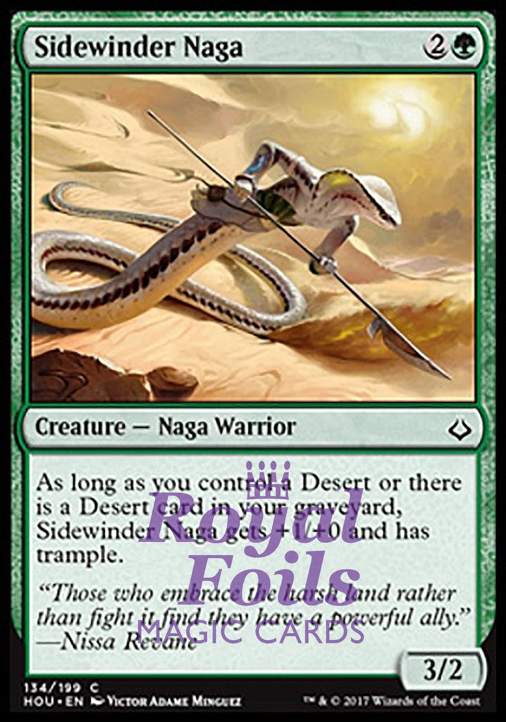 Sidewinder Naga 4x FOIL HOU MTG Hour of Devastation Common MINT green Sidewinder Naga 4x FOIL HOU MTG Hour of Devastation Common MINT green