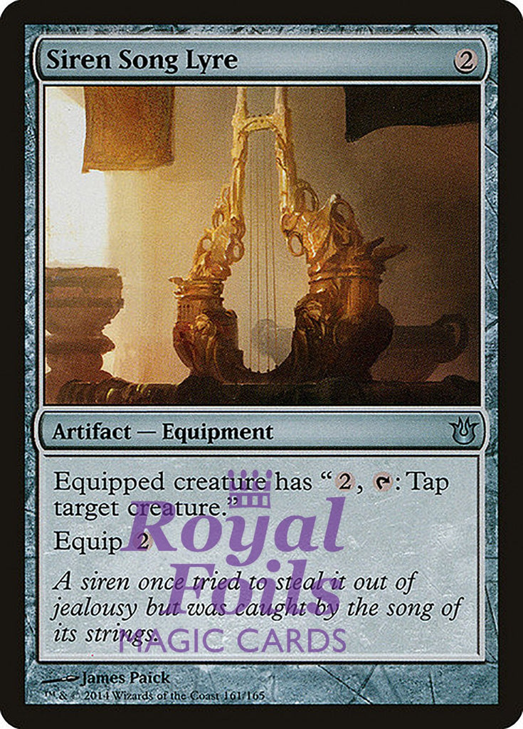 Siren Song Lyre 4x FOIL BNG MTG Born of the Gods Uncommon MINT artifact Siren Song Lyre 4x FOIL BNG MTG Born of the Gods Uncommon MINT artifact