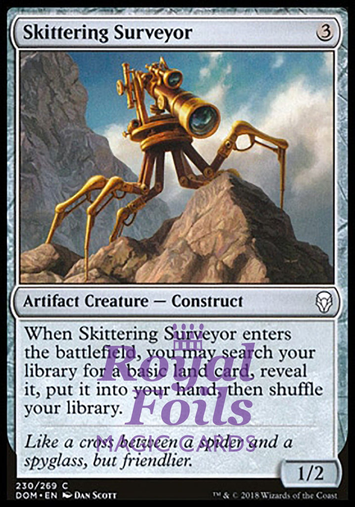 Skittering Surveyor 4x FOIL DOM MTG Dominaria Common MINT artifact Skittering Surveyor 4x FOIL DOM MTG Dominaria Common MINT artifact