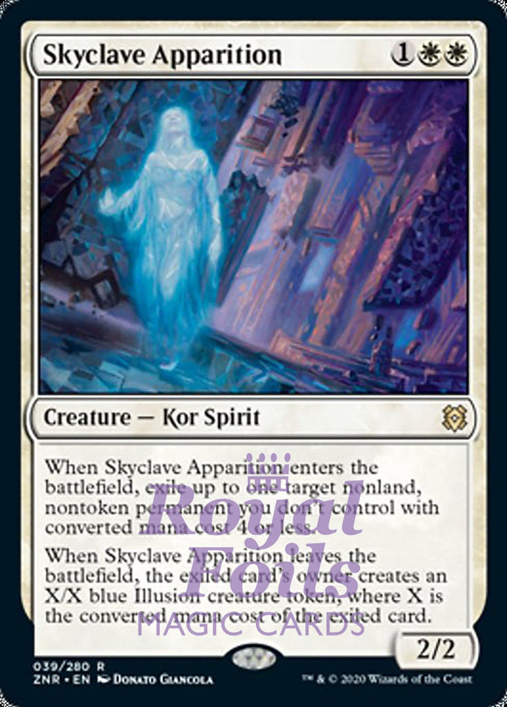 Skyclave Apparition 1x FOIL ZNR MTG Zendikar Rising Rare MINT white Skyclave Apparition 1x FOIL ZNR MTG Zendikar Rising Rare MINT white
