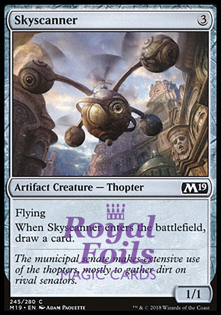 Skyscanner 4x FOIL M19 MTG Core Set 2019 Common MINT artifact Skyscanner 4x FOIL M19 MTG Core Set 2019 Common MINT artifact