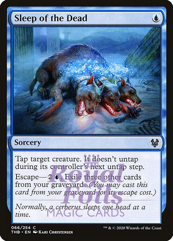 Sleep of the Dead 4x FOIL THB MTG Theros Beyond Death Common MINT blue Sleep of the Dead 4x FOIL THB MTG Theros Beyond Death Common MINT blue
