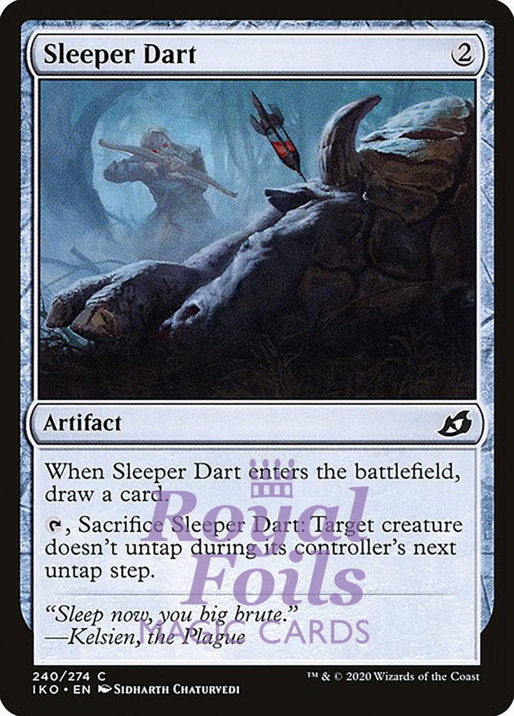 Sleeper Dart 4x FOIL IKO MTG Ikoria Common MINT artifact Sleeper Dart 4x FOIL IKO MTG Ikoria Common MINT artifact