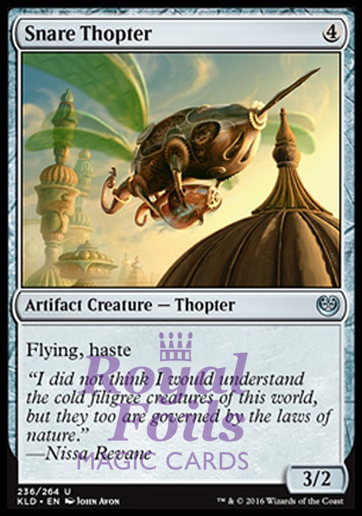 Snare Thopter 4x FOIL KLD MTG Kaladesh Uncommon MINT artifact Snare Thopter 4x FOIL KLD MTG Kaladesh Uncommon MINT artifact