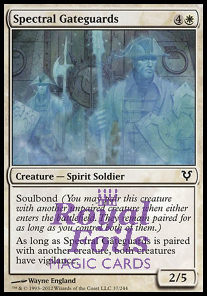 **3x FOIL Spectral Gateguards** AVR MTG Avacyn Restored Common 2 MT 1 NM white **3x FOIL Spectral Gateguards** AVR MTG Avacyn Restored Common 2 MT 1 NM white
