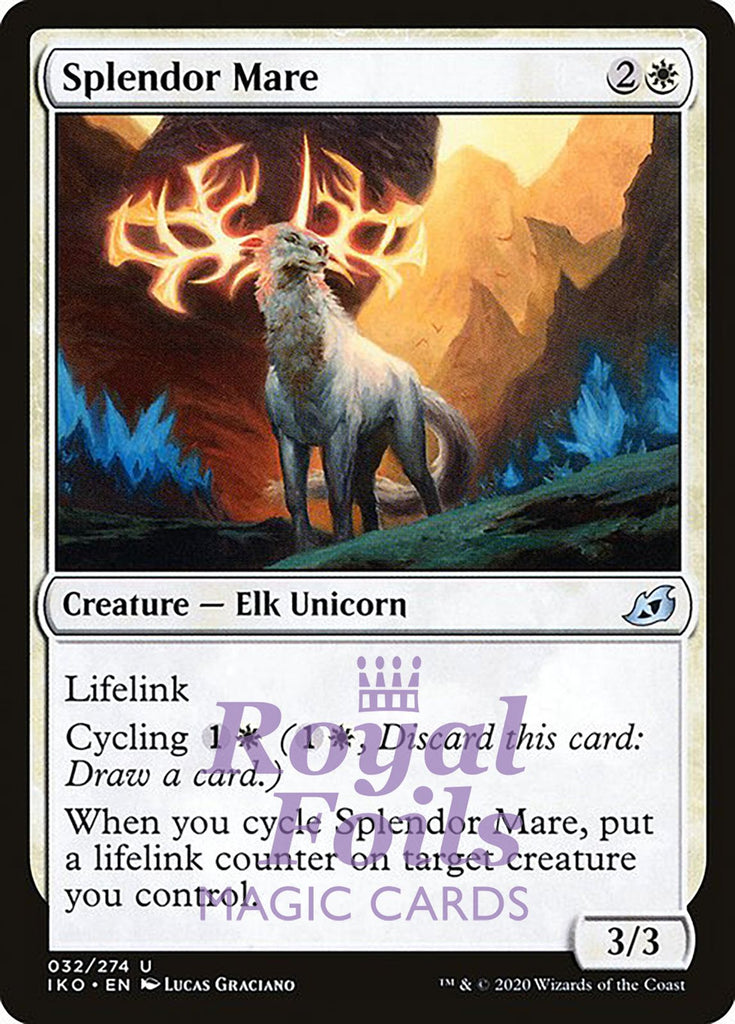 Splendor Mare 2x FOIL IKO MTG Ikoria Uncommon MINT white Splendor Mare 2x FOIL IKO MTG Ikoria Uncommon MINT white