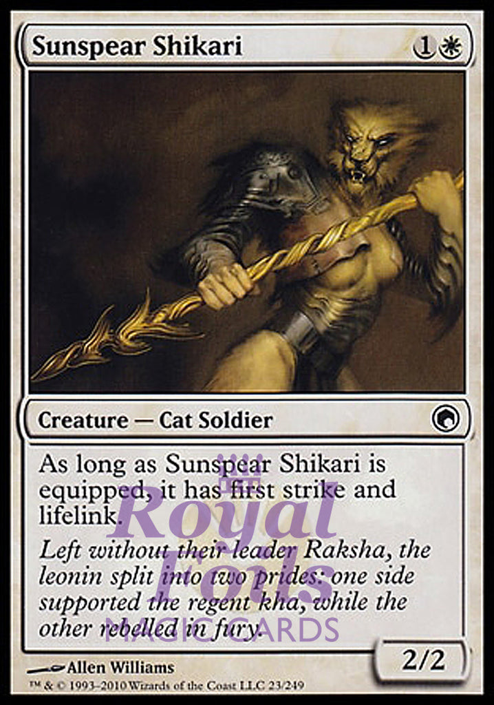 Sunspear Shikari 4x FOIL SOM MTG Scars of Mirrodin Common MINT white Sunspear Shikari 4x FOIL SOM MTG Scars of Mirrodin Common MINT white