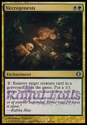 Necrogenesis 1x FOIL ALA MTG Shards of Alara Uncommon MINT black green Necrogenesis 1x FOIL ALA MTG Shards of Alara Uncommon MINT black green