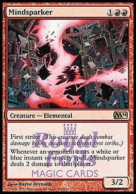Mindsparker 2x FOIL MTG M14 2014 Core Set Rare MINT red Mindsparker 2x FOIL MTG M14 2014 Core Set Rare MINT red