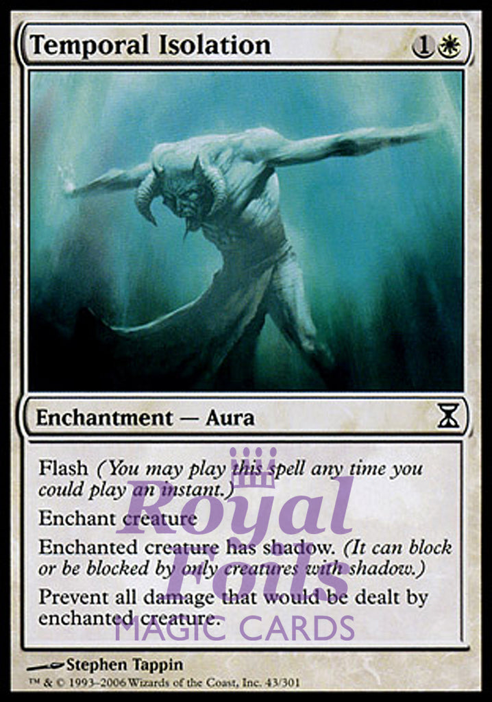 Temporal Isolation 1x FOIL TSP MTG Time Spiral Common MINT white Temporal Isolation 1x FOIL TSP MTG Time Spiral Common MINT white