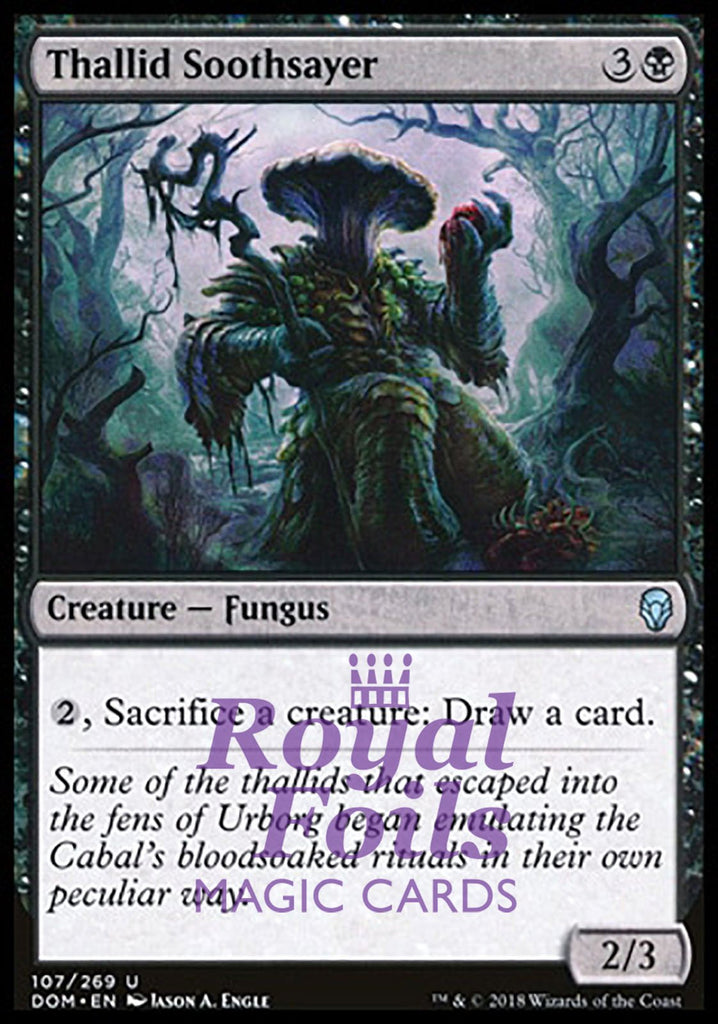 Thallid Soothsayer 1x FOIL DOM MTG Dominaria Uncommon MINT black Thallid Soothsayer 1x FOIL DOM MTG Dominaria Uncommon MINT black