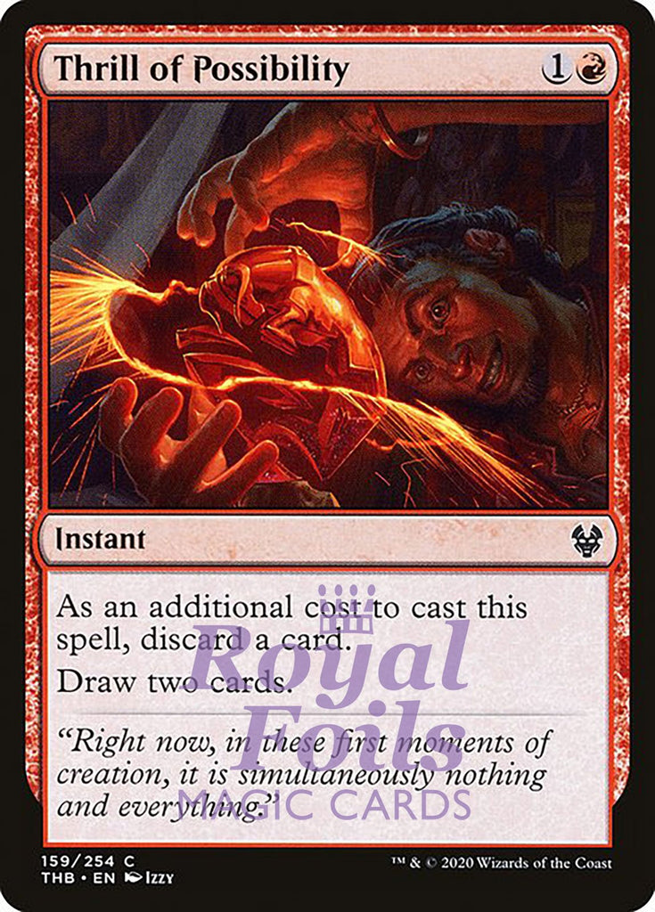 Thrill of Possibility 4x FOIL THB MTG Theros Beyond Death Common MINT red Thrill of Possibility 4x FOIL THB MTG Theros Beyond Death Common MINT red