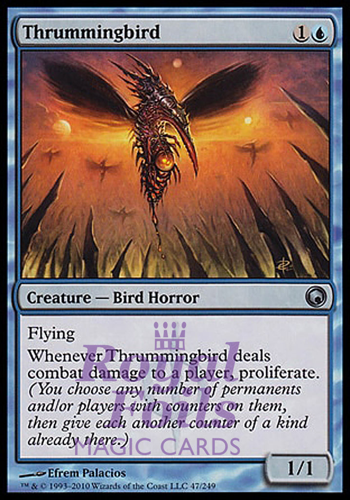 Thrummingbird 1x FOIL SOM MTG Scars of Mirrodin Uncommon MINT blue Thrummingbird 1x FOIL SOM MTG Scars of Mirrodin Uncommon MINT blue