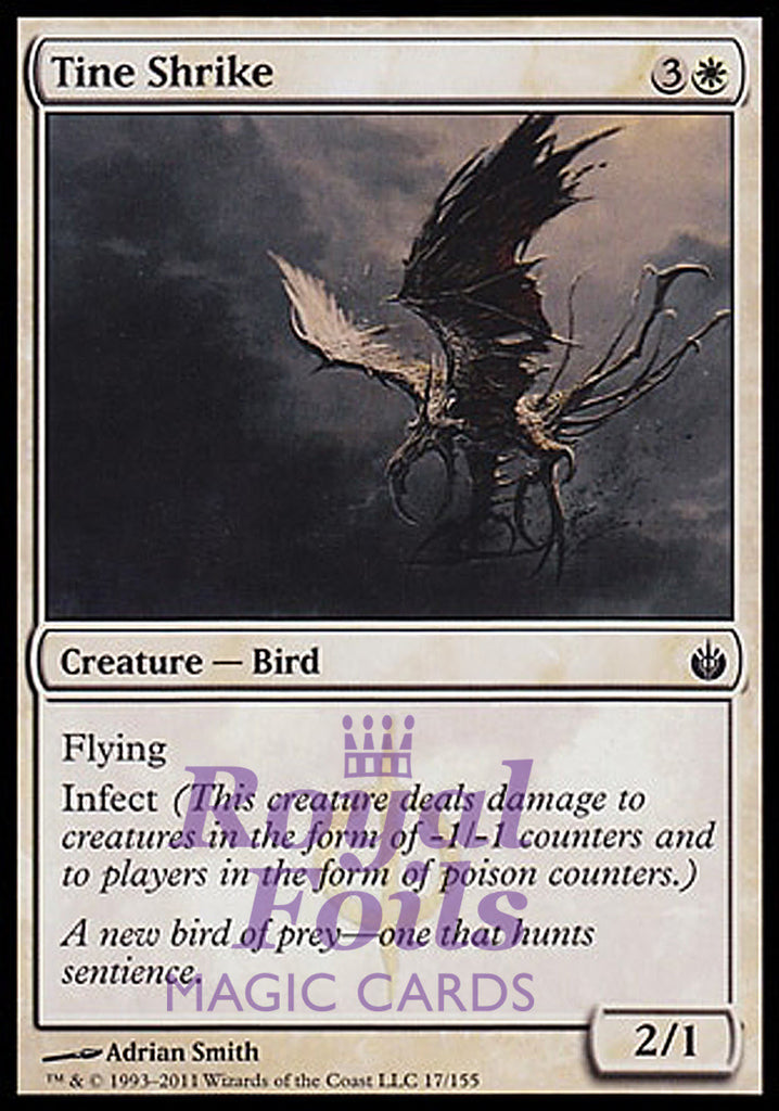 Tine Shrike 2x FOIL MBS MTG Mirrodin Besieged Common MINT white Tine Shrike 2x FOIL MBS MTG Mirrodin Besieged Common MINT white