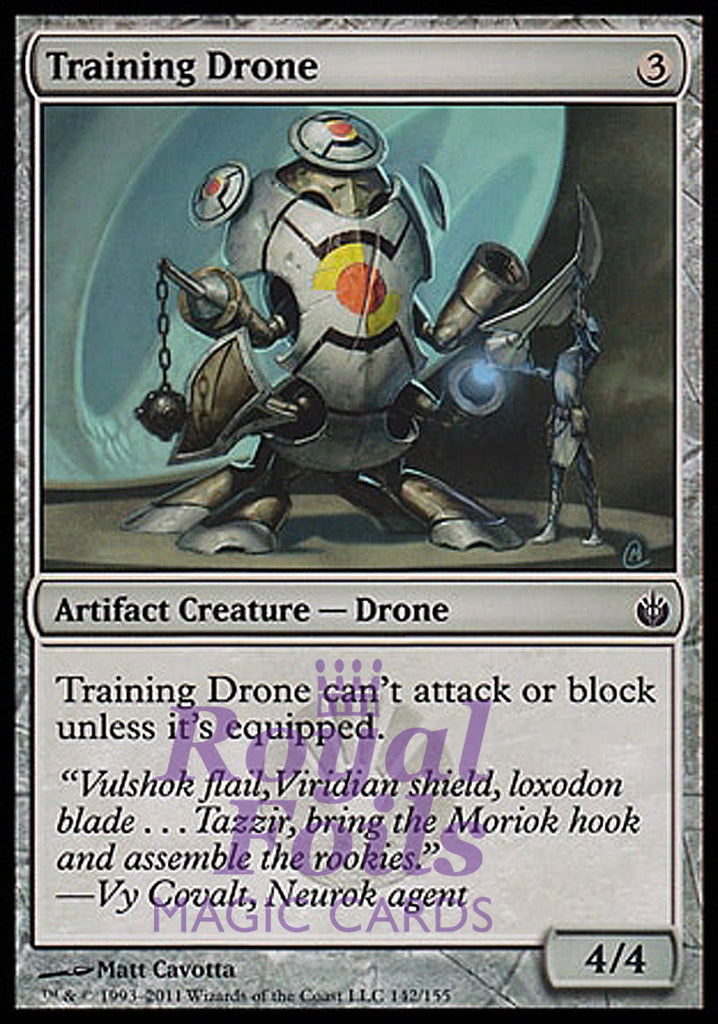 Training Drone 4x FOIL MBS MTG Mirrodin Besieged Common MINT artifact Training Drone 4x FOIL MBS MTG Mirrodin Besieged Common MINT artifact