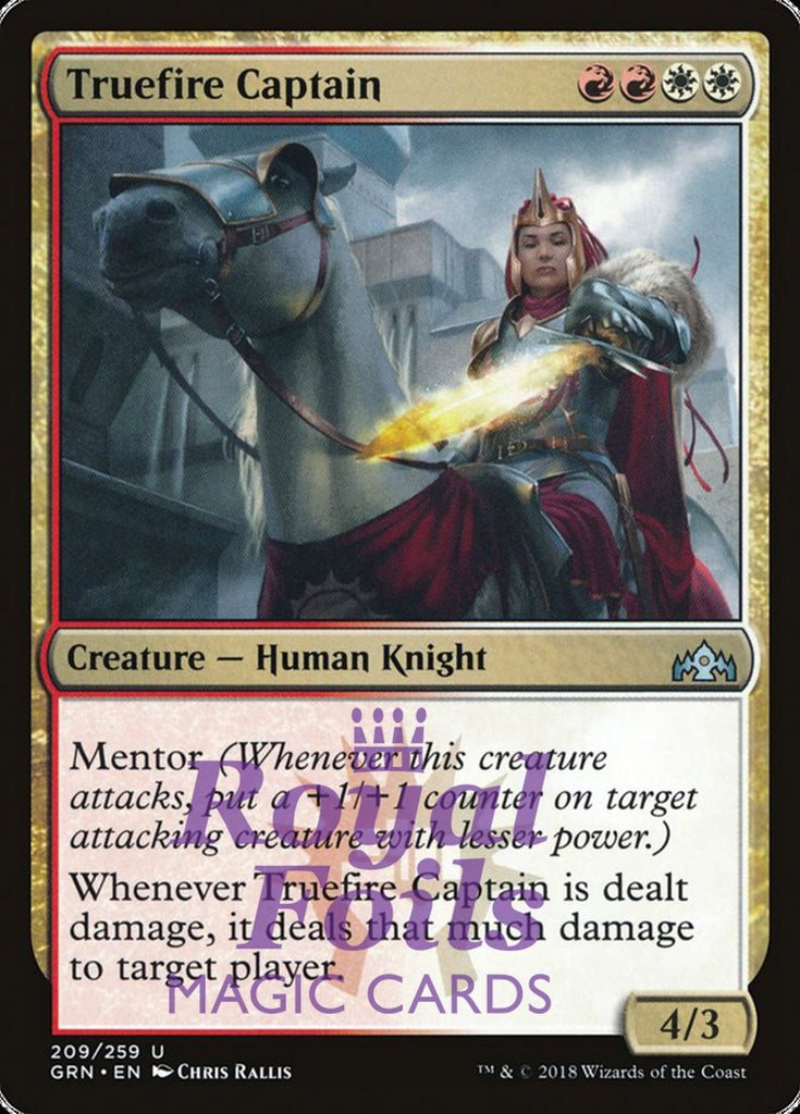 Truefire Captain 2x FOIL GRN MTG Guilds of Ravnica Uncommon MINT red white Truefire Captain 2x FOIL GRN MTG Guilds of Ravnica Uncommon MINT red white