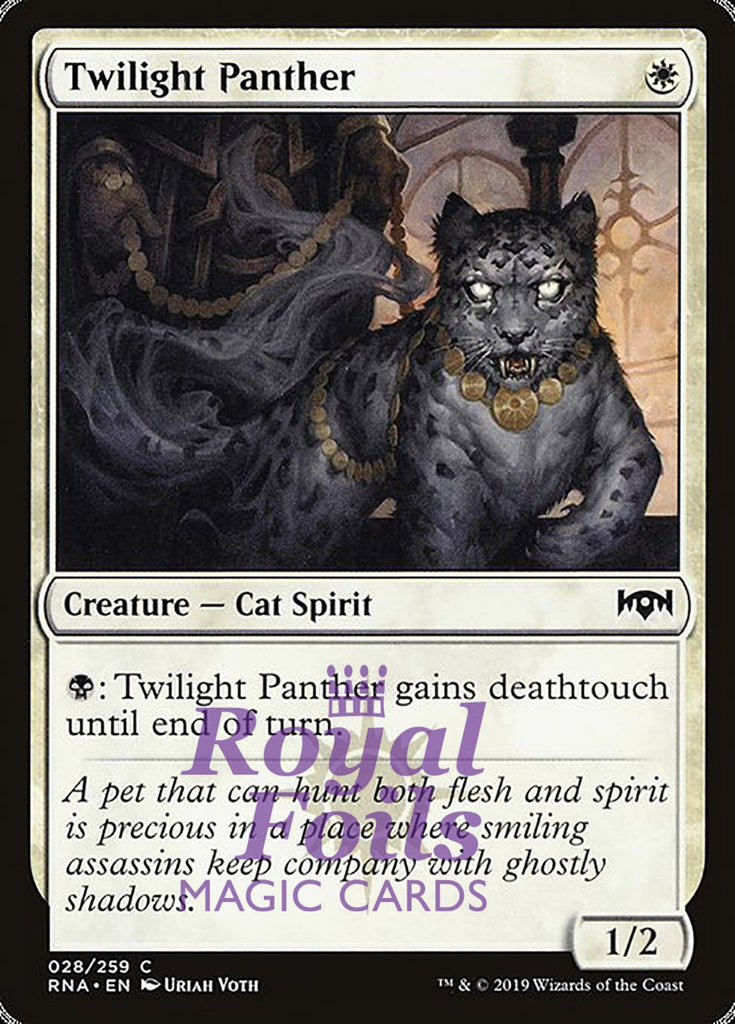 Twilight Panther 4x FOIL RNA MTG Ravnica Allegiance Common MINT white Twilight Panther 4x FOIL RNA MTG Ravnica Allegiance Common MINT white