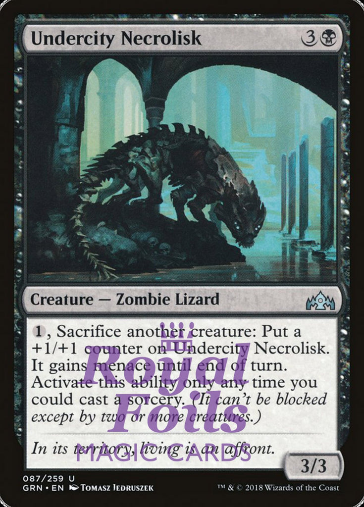 Undercity Necrolisk 2x FOIL GRN MTG Guilds of Ravnica Uncommon MINT black Undercity Necrolisk 2x FOIL GRN MTG Guilds of Ravnica Uncommon MINT black