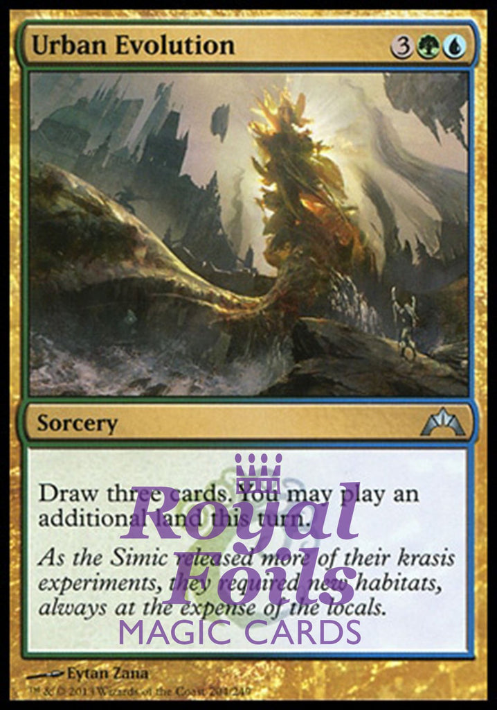 **1x FOIL Urban Evolution** GTC MTG Gatecrash Uncommon MINT green blue **1x FOIL Urban Evolution** GTC MTG Gatecrash Uncommon MINT green blue