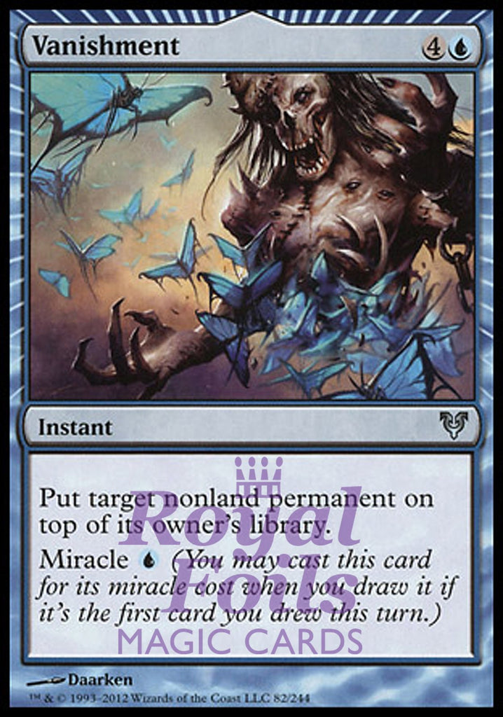 **2x FOIL Vanishment** AVR MTG Avacyn Restored Uncommon MINT blue **2x FOIL Vanishment** AVR MTG Avacyn Restored Uncommon MINT blue