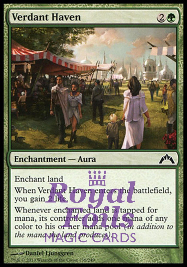 Verdant Haven 4x FOIL GTC MTG Gatecrash Common MINT green Verdant Haven 4x FOIL GTC MTG Gatecrash Common MINT green