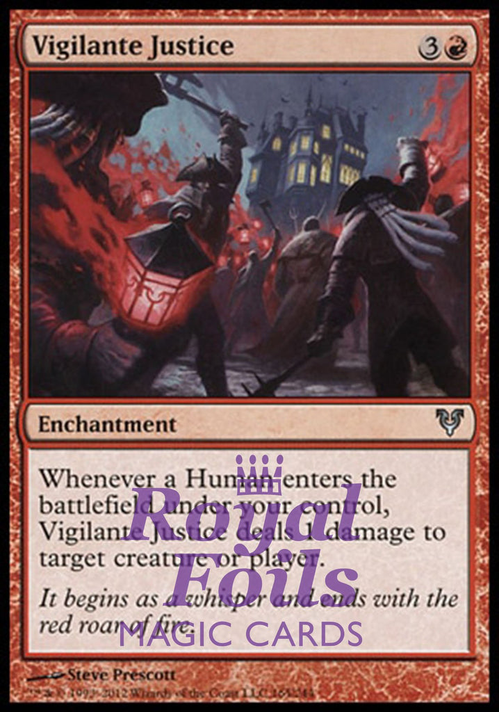 Vigilante Justice 3x FOIL AVR MTG Avacyn Restored Uncommon MINT red Vigilante Justice 3x FOIL AVR MTG Avacyn Restored Uncommon MINT red