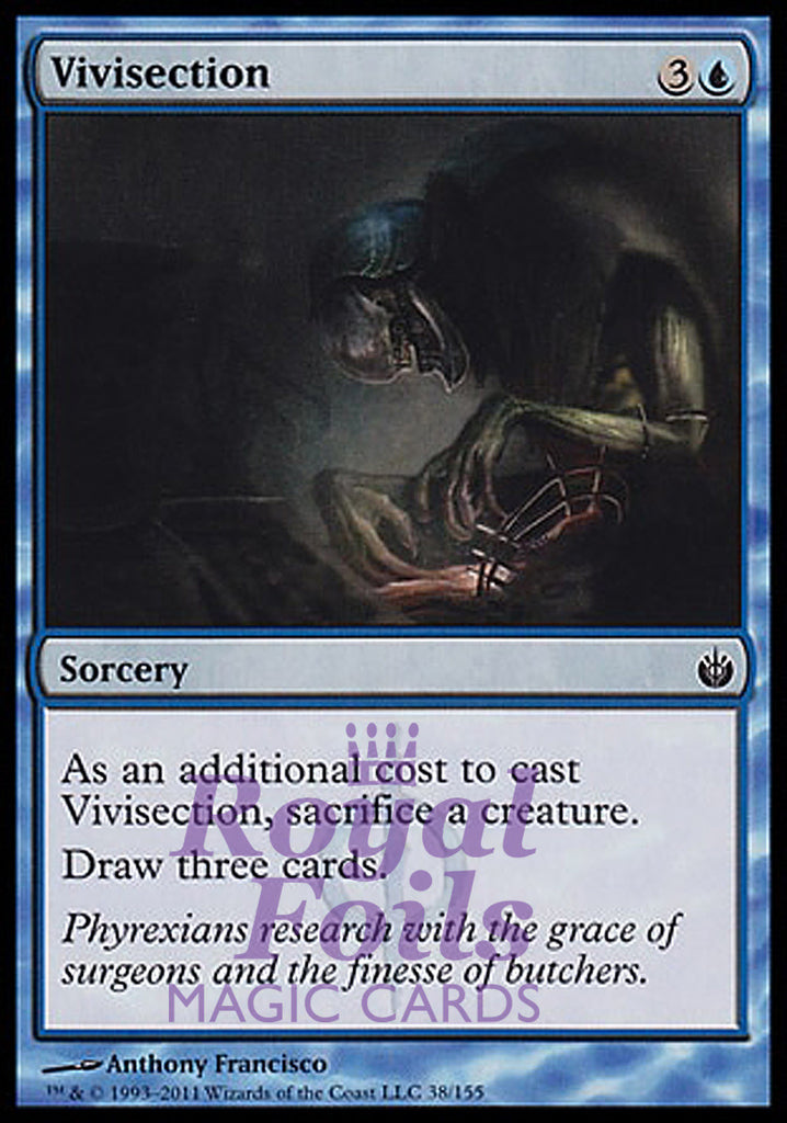 Vivisection 4x FOIL MBS MTG Mirrodin Besieged Common MINT blue Vivisection 4x FOIL MBS MTG Mirrodin Besieged Common MINT blue