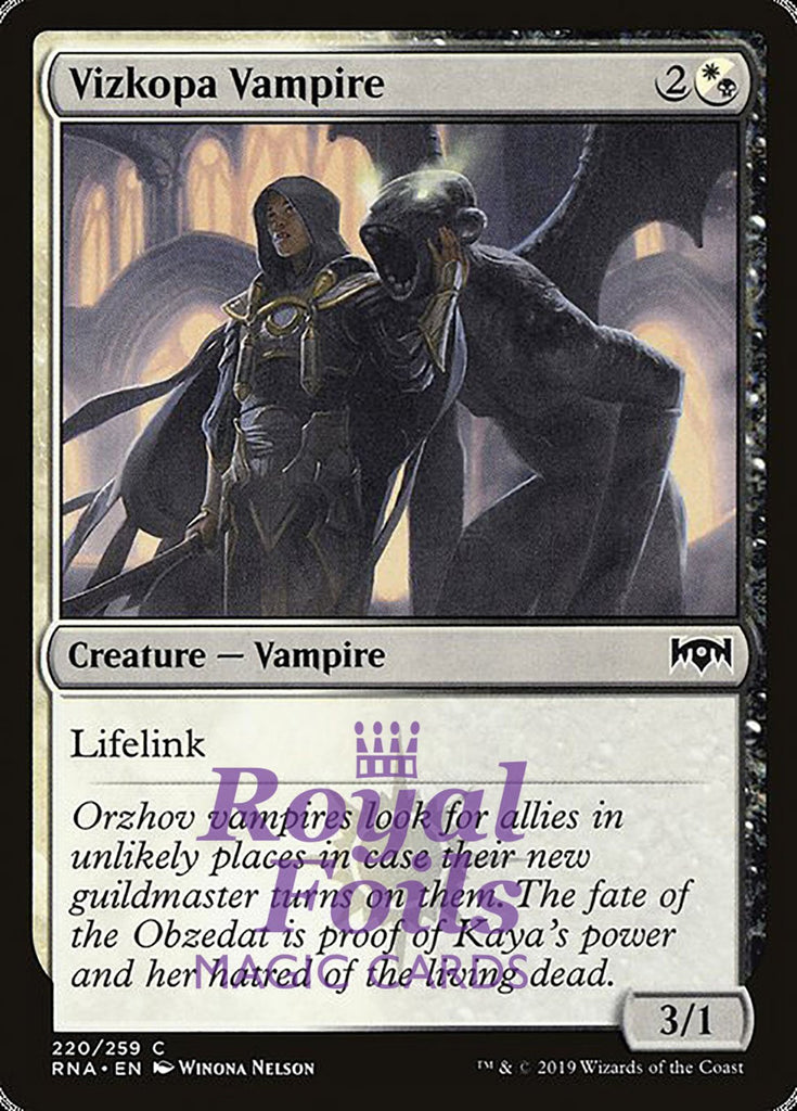Vizkopa Vampire 4x FOIL RNA MTG Ravnica Allegiance Common MINT white black Vizkopa Vampire 4x FOIL RNA MTG Ravnica Allegiance Common MINT white black