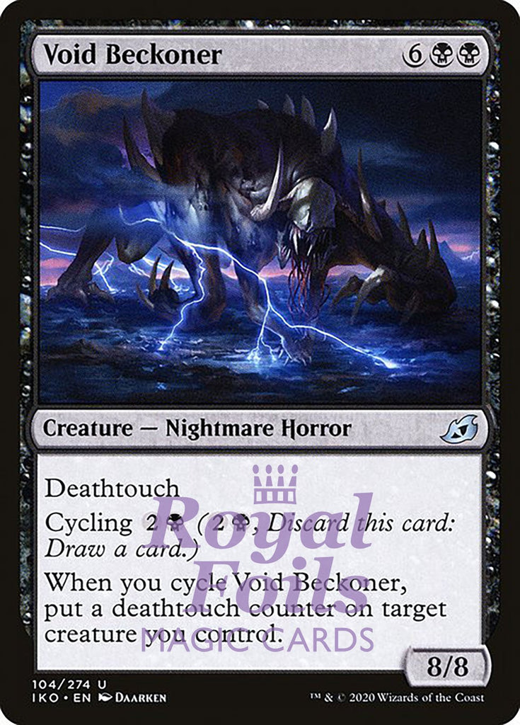Void Beckoner 2x FOIL IKO MTG Ikoria Uncommon MINT black Void Beckoner 2x FOIL IKO MTG Ikoria Uncommon MINT black