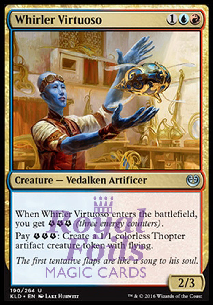 Whirler Virtuoso 2x FOIL KLD MTG Kaladesh Uncommon MINT blue red Whirler Virtuoso 2x FOIL KLD MTG Kaladesh Uncommon MINT blue red