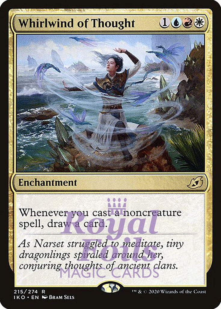Whirlwind of Thought 1x FOIL IKO MTG Ikoria Rare MINT blue red white Whirlwind of Thought 1x FOIL IKO MTG Ikoria Rare MINT blue red white
