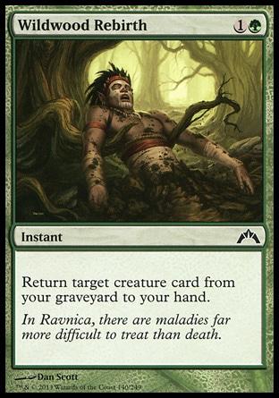 Wildwood Rebirth 4x FOIL GTC MTG Gatecrash Common MINT green Wildwood Rebirth 4x FOIL GTC MTG Gatecrash Common MINT green