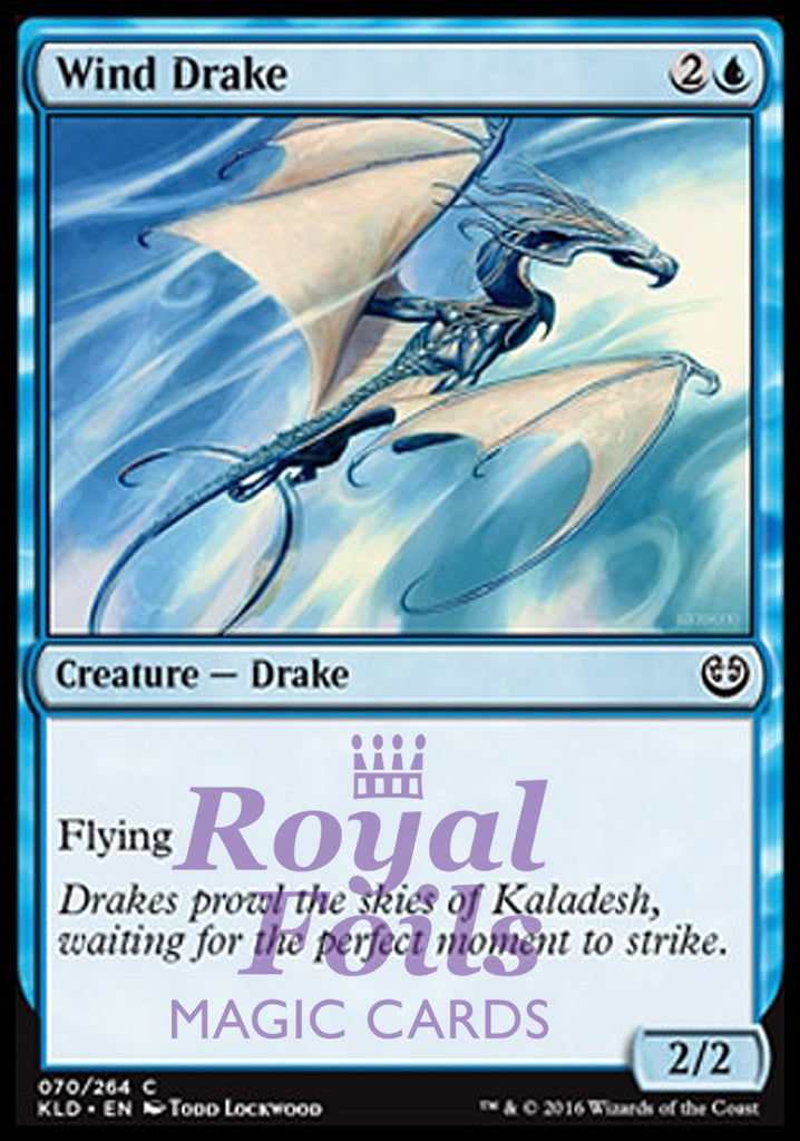 Wind Drake 4x FOIL KLD MTG Kaladesh Common MINT blue Wind Drake 4x FOIL KLD MTG Kaladesh Common MINT blue