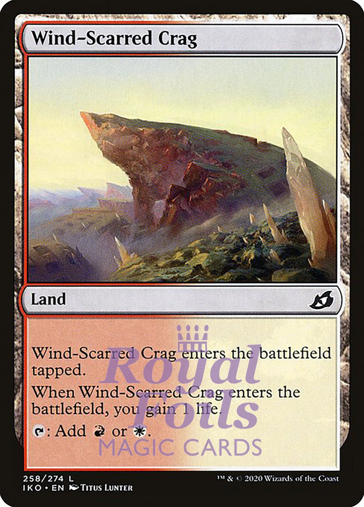 Wind-Scarred Crag 4x FOIL IKO MTG Ikoria Common MINT red white Wind-Scarred Crag 4x FOIL IKO MTG Ikoria Common MINT red white