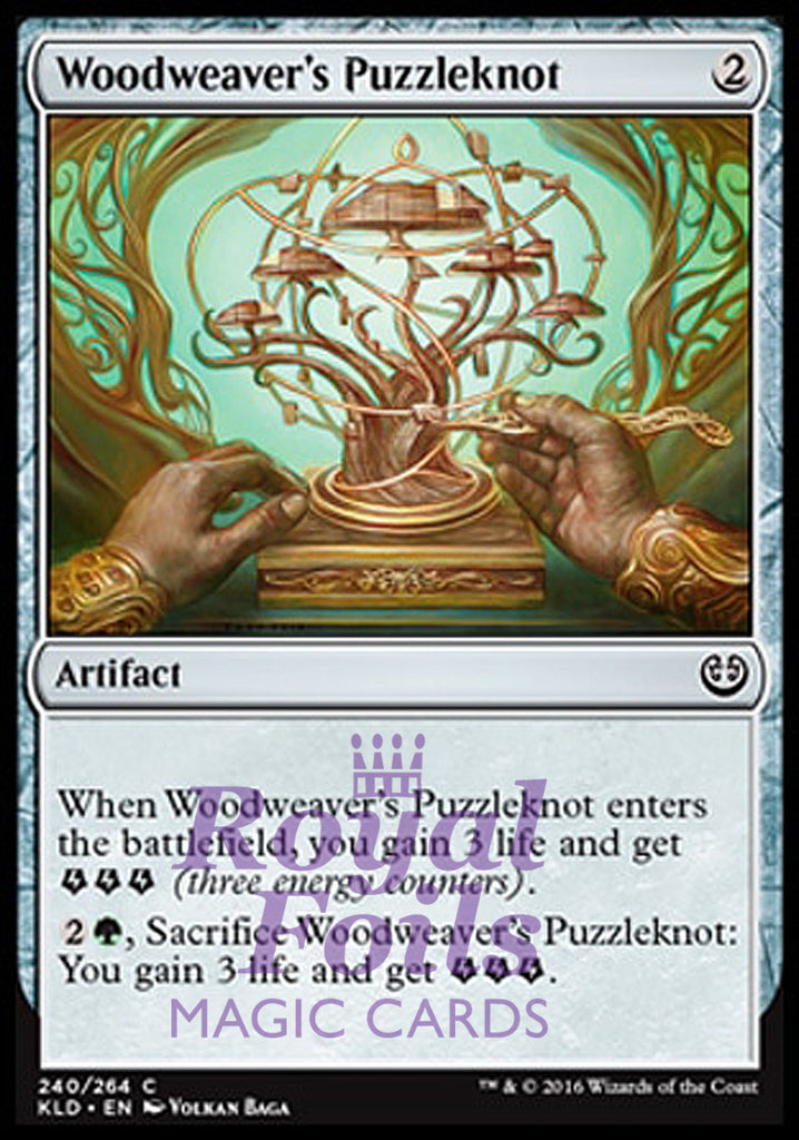 Woodweaver's Puzzleknot 4x FOIL KLD MTG Kaladesh Common MINT artifact Woodweaver's Puzzleknot 4x FOIL KLD MTG Kaladesh Common MINT artifact