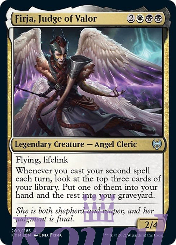 **4x FOIL Firja, Judge of Valor** KHM MTG Kaldheim Uncommon MINT white black **4x FOIL Firja, Judge of Valor** KHM MTG Kaldheim Uncommon MINT white black