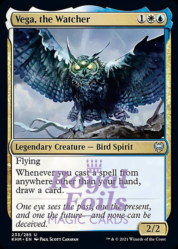**2x FOIL Vega, the Watcher** KHM MTG Kaldheim Uncommon MINT white blue **2x FOIL Vega, the Watcher** KHM MTG Kaldheim Uncommon MINT white blue